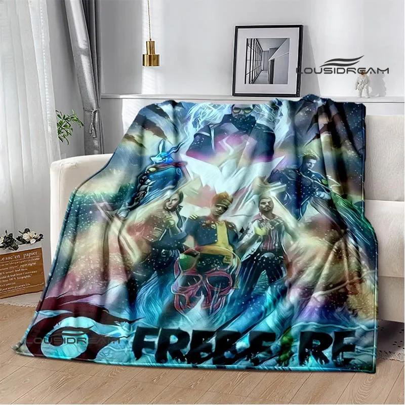 3D Games Free Fire Printed Blankets Fashion Warm Blanket Soft And Comfortable Blanket Home Travel Blanket Birthday Gift