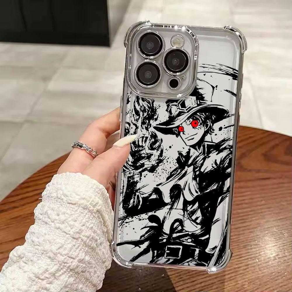Japanese Anime O-One Piece Art Funda For iPhone 17 Pro 16 15 14 13 12 11 Pro Max Case 17 Plus 17E 16E 17Air Silicone Phone Cover