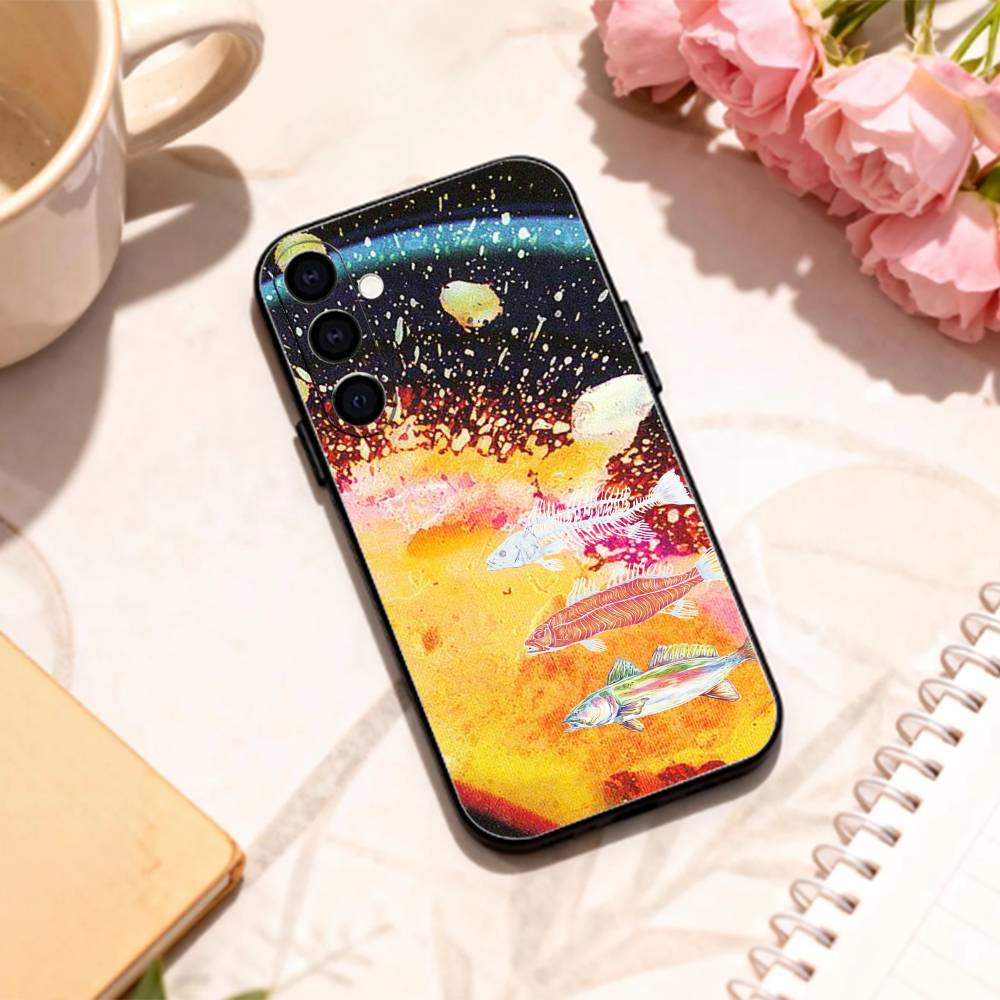 R-Radiohead In Rainbows phone Case For Samsung Galaxy A73,A72,A71,A70,A53,A52,A51,Others Soft Black Shell