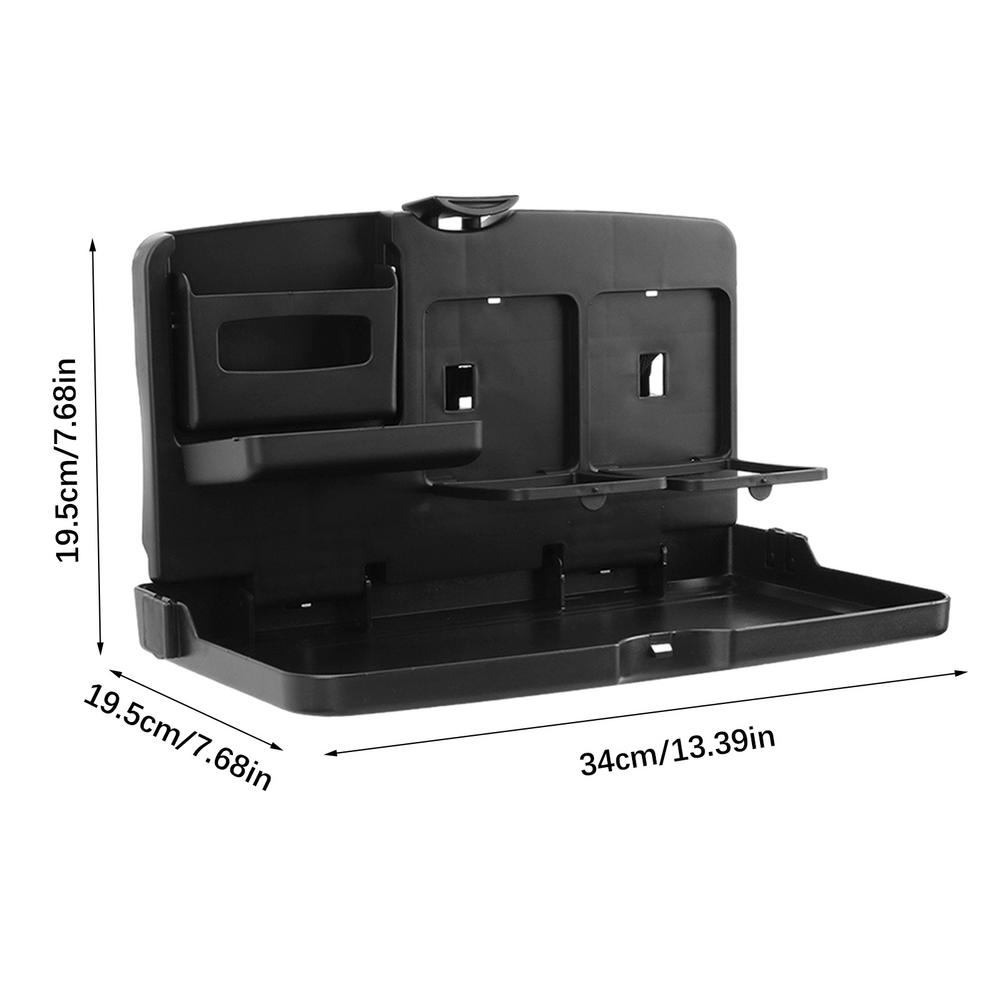 

Foldable Food Auto Table Organizer Backseat Tablet Holder Auto Back Seat Eating Working Desk Car Storage Box Car Accessories чёрный