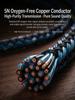 KEYSION 24 Core 5N OFC High Purity HIFI Earphone Upgrade Balance Cable 3.5/4.4mm Plug MMCX/0.78 2Pin/for TFZ IEM Headphone Cable