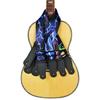 Adjustable Guitar Strap Shoulder Strap Lightning Pattern for Acoustic Electric Guitar Bass Guitar Strap Guitar Accessories