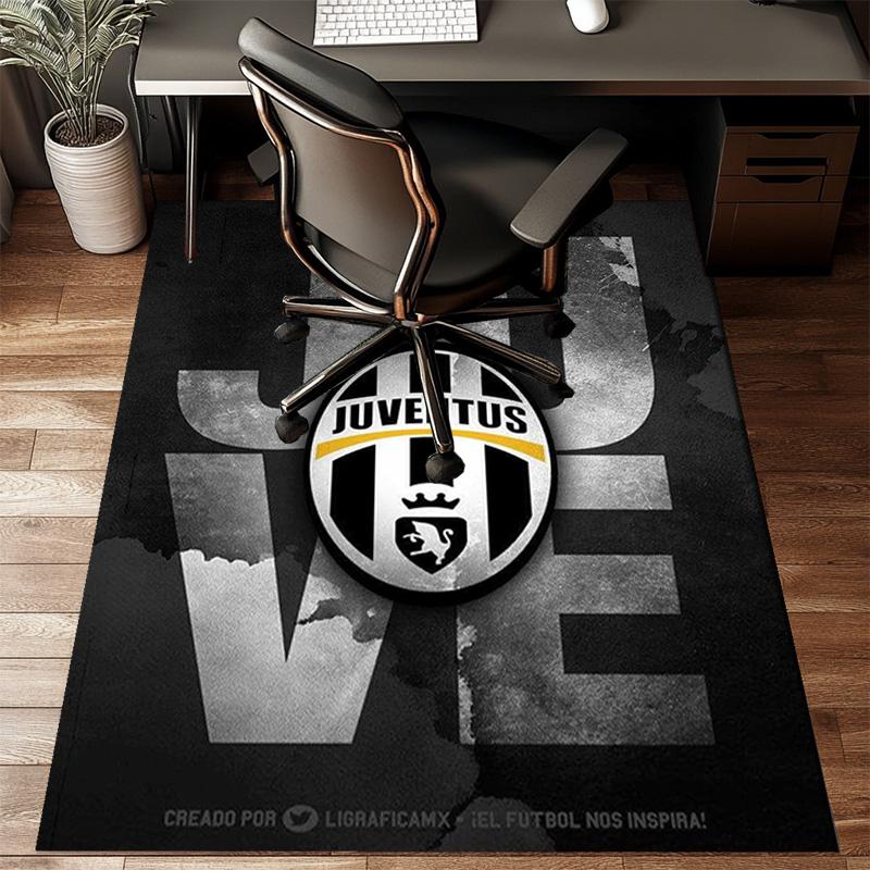 Football Football Crest Printed Office Carpet Chair Cushion  Entryway Rug, Rugs for Living Room, Bedroom Christmas gifts