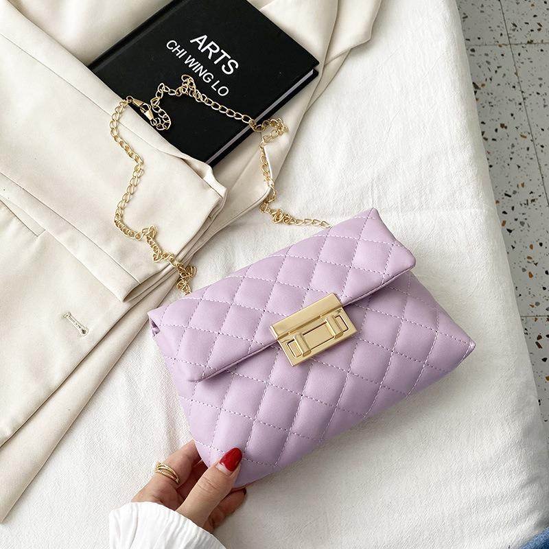 Embroidered Bag Women's Ladies Fashion Bag Girls Chain Bag