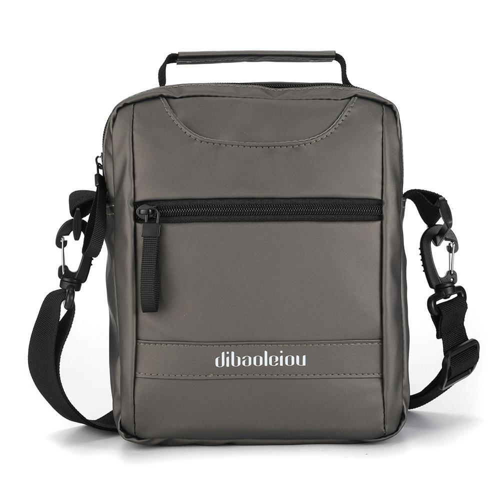 Men'S Oxford Cloth Messenger Bag, Vertical Fashion Multifunctional Single Shoulder Bag , Casual Travel Handle Waist Bag