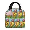 Wobbly Life Gaming Lustige Spiele Isolierte Lunchtasche für Damen Kinder Tragbare Lebensmittelboxen Thermische Lunchbox Tragetasche
