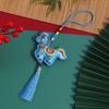 Chinese Style Pony Embroidered Pendant Tassel Spring Festival New Year Horse Pendant Keychain Funny Car Hanging Ornaments