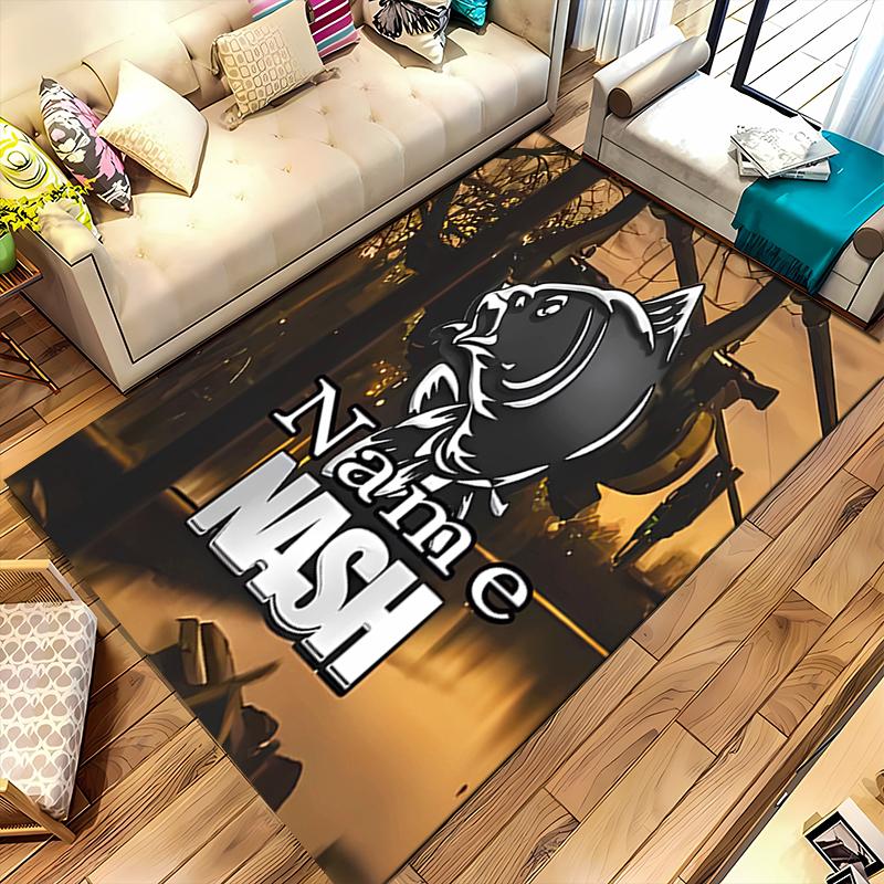 Custom Personalization Nash Logo Area Rug - Perfect For Kitchen, Bathroom,Laundry Room Decor Large Size Available,Gift All Seasons