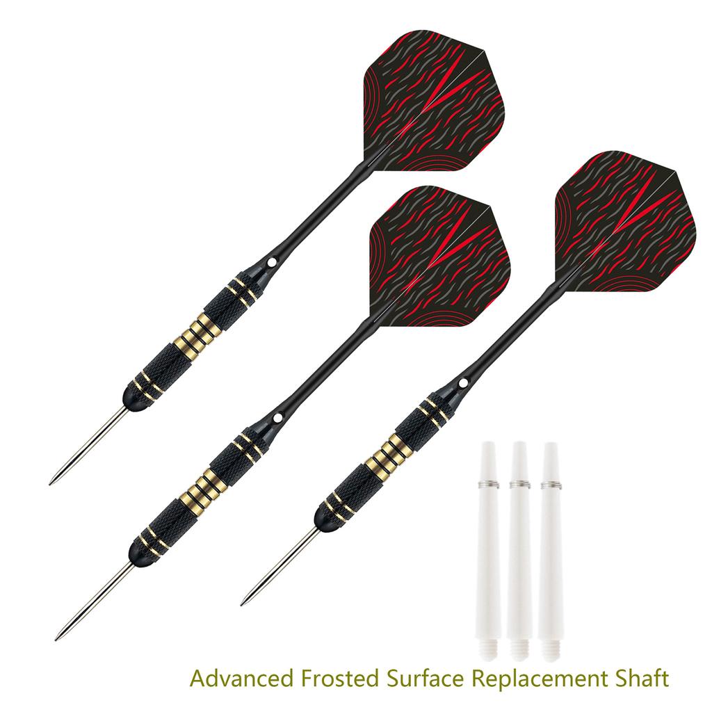 1 Set Steel Tip Brass Dart Professional Steel Tip Brass Dart Set 22g Metal Dart Set Indoor Sports Games Durable