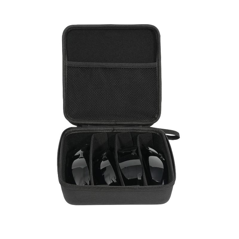 4 5 6 7 8 Slots Sunglasses Travel Organizer Case Adjustable Storage for Eyeglasses Suitable for Family Vacation Use