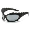 Hedgehog sunglasses, European and American personality funny cycling glasses, trendy Internet celebrity ins sports sunglasses