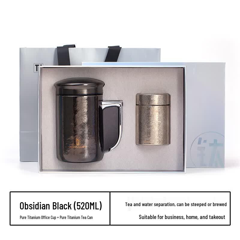 MCCULLEN Pure Titanium Insulated Tea Infuser Mug