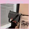 2024 Spring Summer New Fashion Small Shoulder Crossbody Bag Stylish Versatile Handbag Silver Black