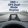 OBD2+GPS Multi-function HUD Gadget On-board Computer A-pillar Trim Tall RPM Turbo Oil Pressure Water Temp GPS Speedometer