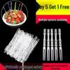 ZISIZ Individually Wrapped Disposable Fruit Forks