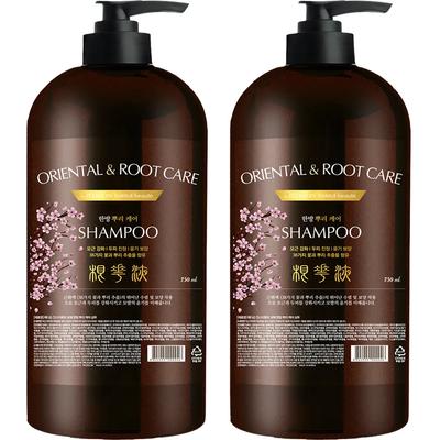 EVAS Pedison Institute Beaute Herbal Root Care Mildly Acidic Shampoo Anti-Dandruff Shampoo Scalp Shampoo (750ml X 2)