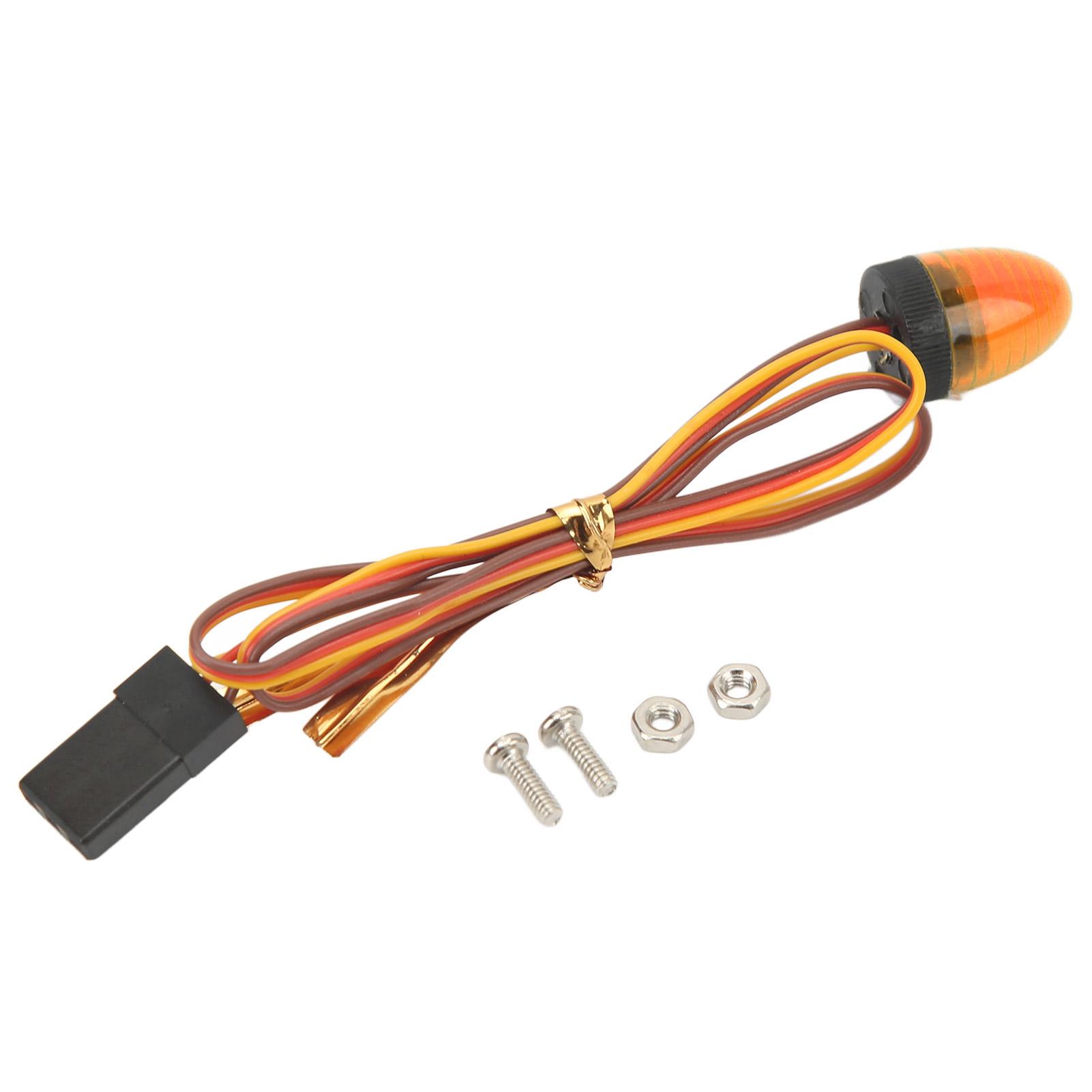 

Світловий сигнал для радіокерованої машинки 5 режимів світла Висока імітація Круглий Компактний 10x15 мм Світлодіодний попереджувальний ліхтар для