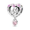 Family Charm Love Lucky Hourglass Charm Beads Diy Jewelry Necklace Bracelet Accessories