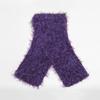 Handmade Alpaca Fur Muffler - Purple