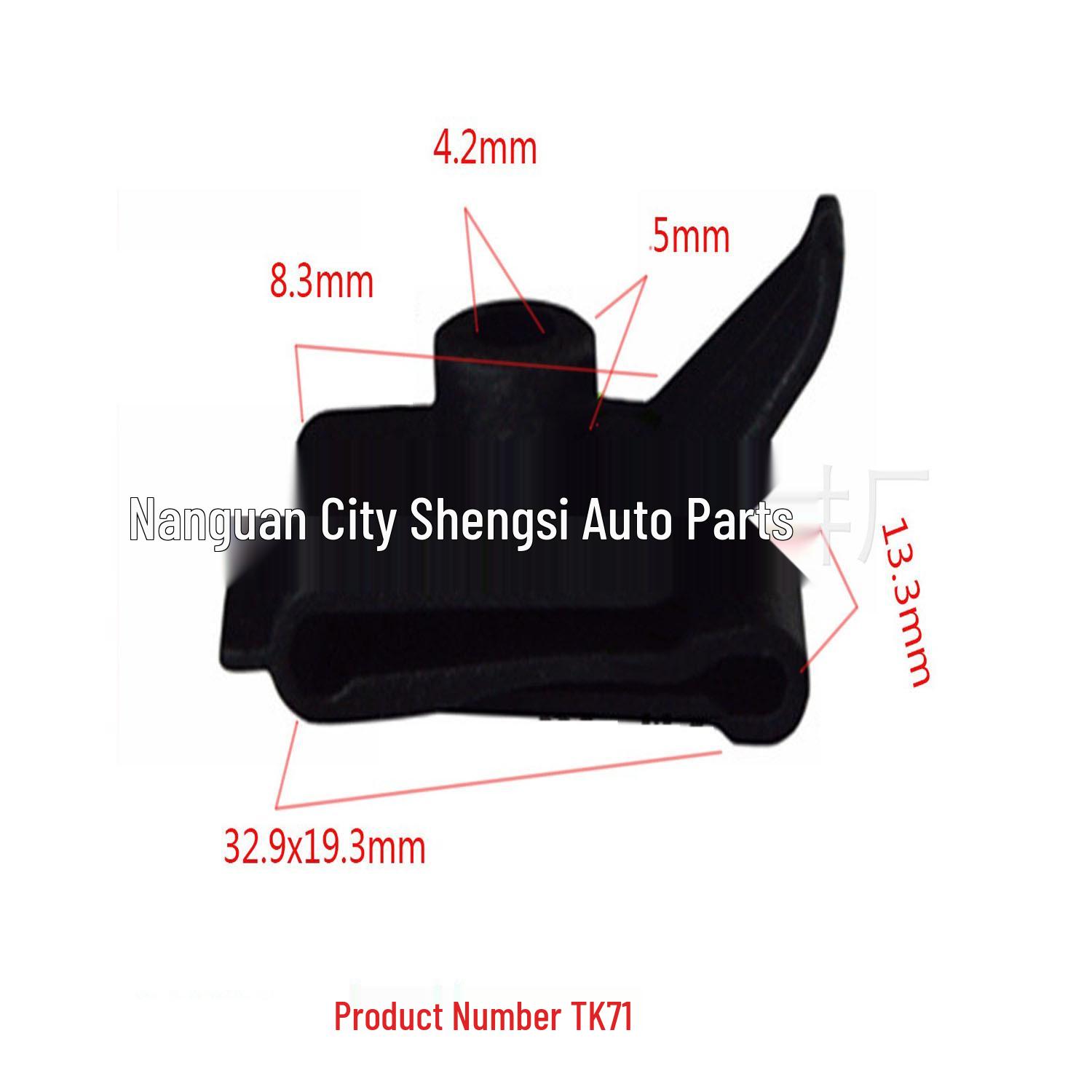 

Universal Car Trim Panel Fastening Clips - Self-Tapping Nylon Screws for Installation 10000 pcs