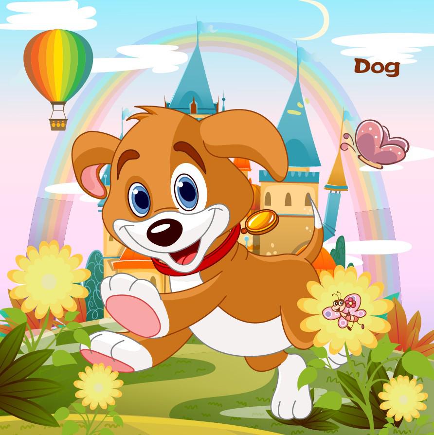 20-Piece Wooden Kids' Puzzle Board - Cartoon Animals