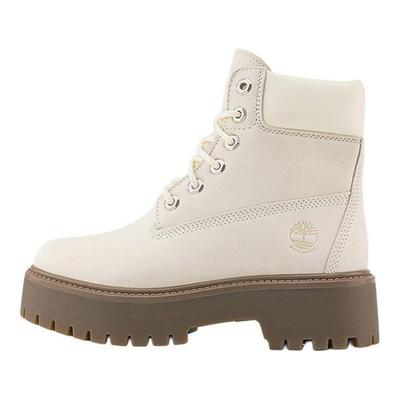 Botas Curtas Impermeáveis Antiderrapantes Confortáveis para Exterior Botas Femininas Bege A2H3CEX4