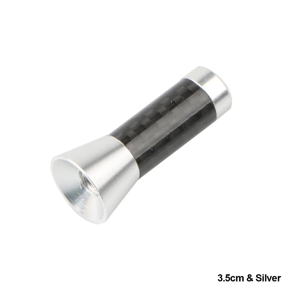 12cm Carbon Fiber Short Radio Antenna Fit for BMW Ford Focus Peugeot Citroen Opel Skoda Toyota Dodge Etc Car Antenna Car Styling