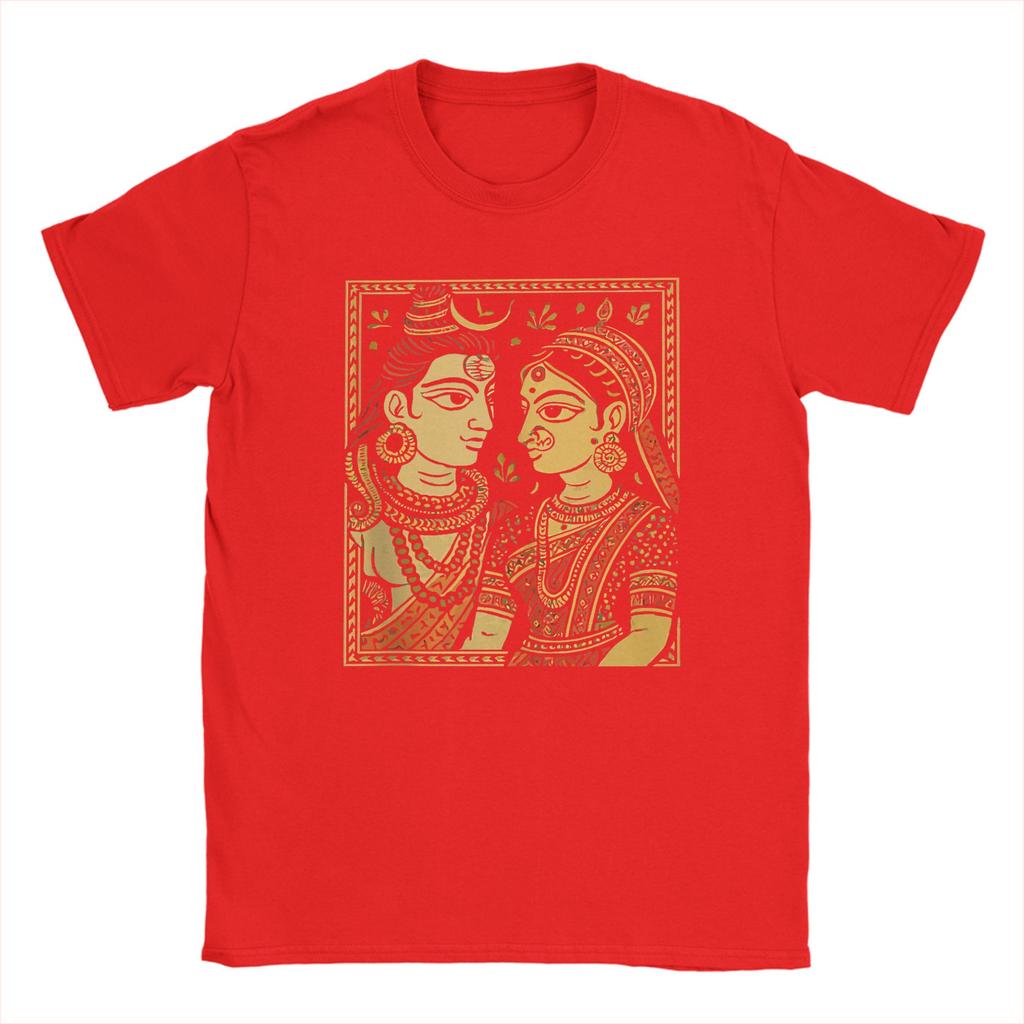 Lord Shiva Durga Hindu God Mahadeva Goddess TShirt Summer Cotton TShirts For UnisexsHarajuku Pattern Tshirt Streetwear Tops