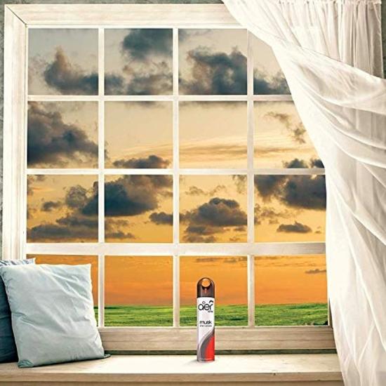 Godrej Aer Musk After Smoke & Fresh Lush Green Home Fragrance Spray (540 ml)