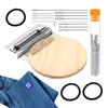 Beginner Darning Weaving Kit 14/21/28 Hooks Patch Repair Mending Tools Small Knitting Accessories Sewing Craft Supplies