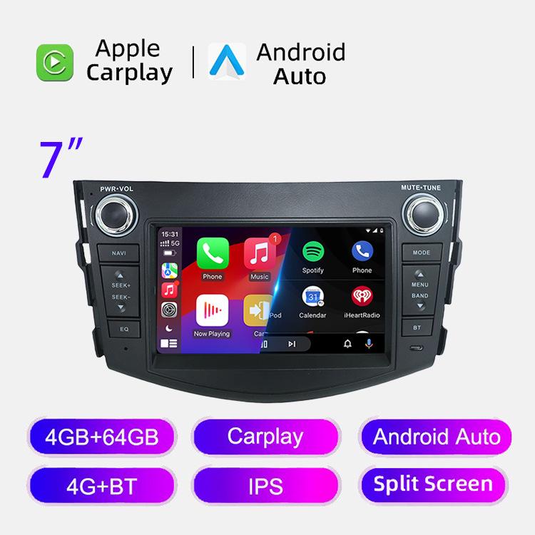 Toyota RAV4 Android Navigation & Reverse Camera with HD CarPlay Support.