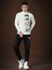 European Luxury Fashion Brand Printed High-End Knitwear Men's Sweater 2025 New Autumn Half-Turtleneck Base Layer Men's Top