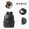 Men Leather Laptop Backpack Travel Backpack High Quality Fashion Knapsack Bags for Male 20-35L