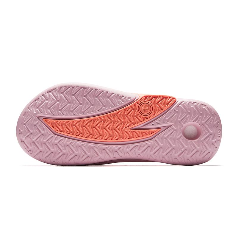New Anta Nitrogen Bubbles Slip Resistant Abrasion Resistant Slide Slippers Men's Pink Yellow Orange 912531808S-3