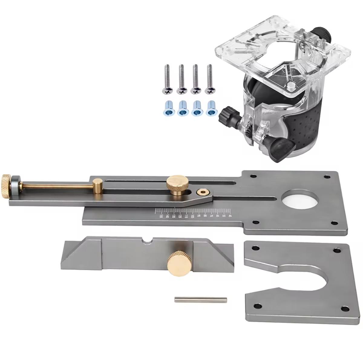 

Circle Cutting Jig For Electric Hand Trimmer Wood Router Milling Circle Slotting Trimming Machine DIY Woodworking Tools