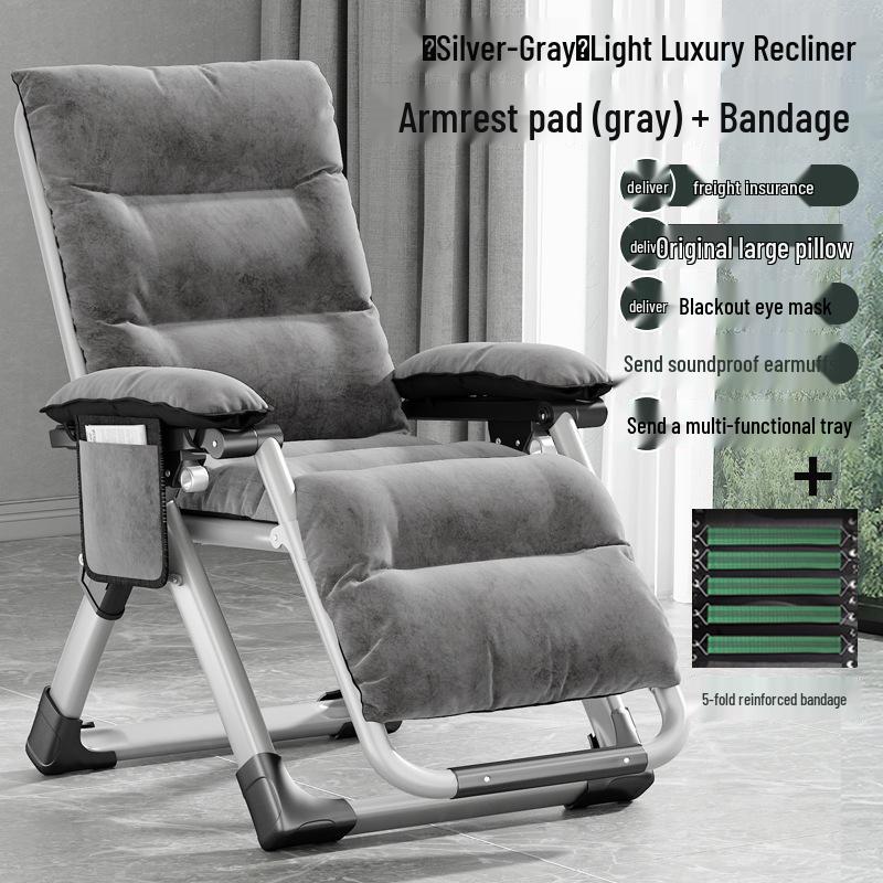 Premium Reclining Backrest Chair for Relaxing and Sleeping, Foldable for Home & Balcony Use
