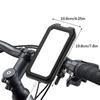 Phone Mount Waterproof, Motorcycle Phone Mount Handlebar Mount Base & Touching Screen, 360 Rotation Phone Holder