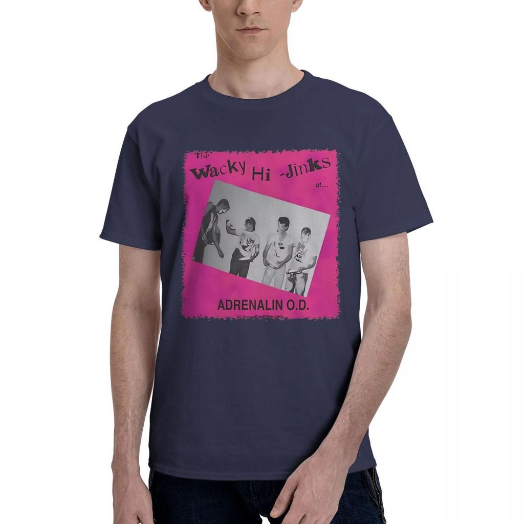 The Wacky HiJinks Of Adrenalin OD 1 100 Cotton Casual Breathable Confortable Cute Funny Ugus TShirts Men TShirt