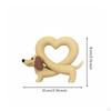 Liebevolle Hunde statue Kreatives Geschenk Dackel Figur Neuartiges Design Schreibtisch Dekoration