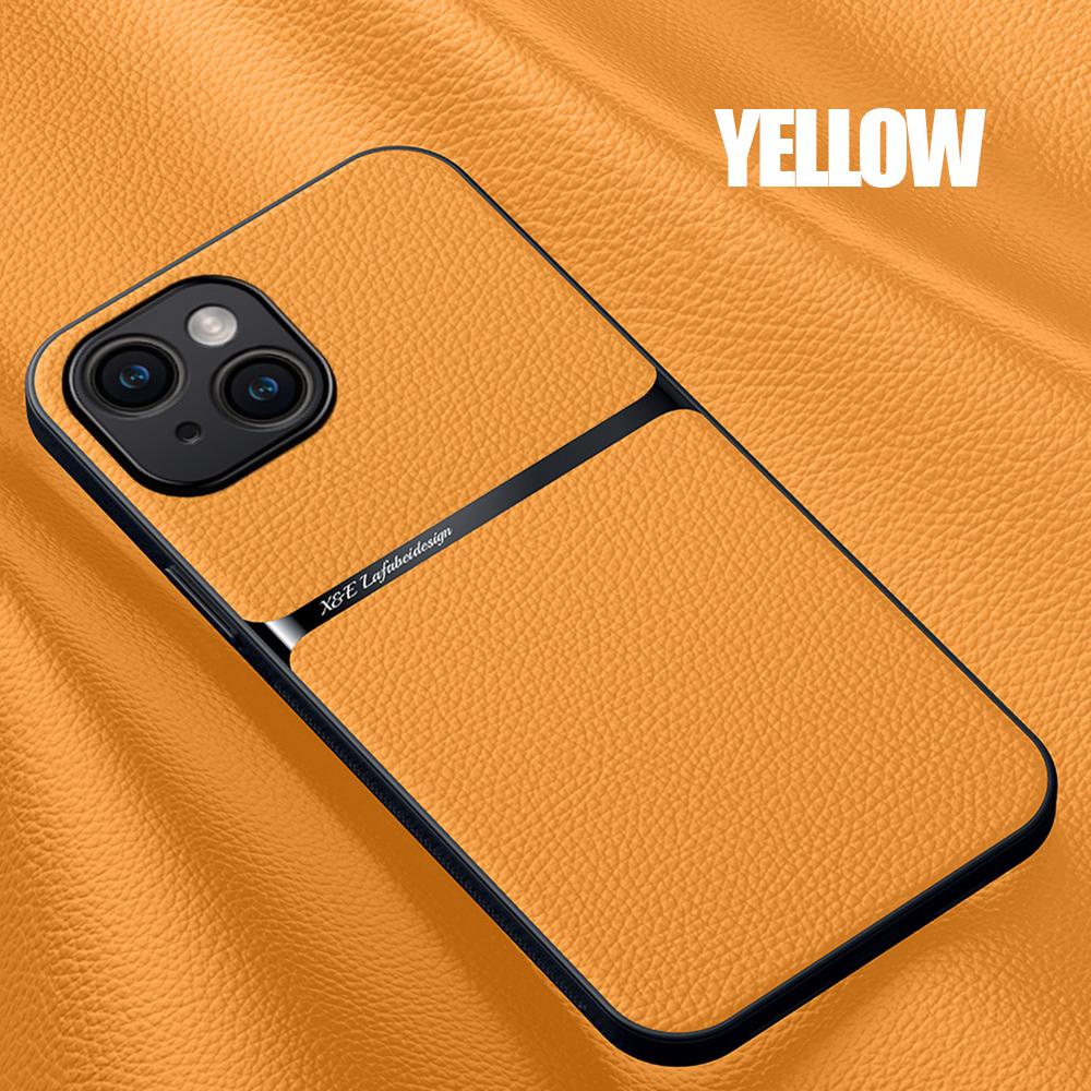 

Leather Phone Case for iPhone 11 13 16 Pro Max iPhone 14 12 15 Pro Max Samsung A15 A55 S24 Ultra A16 Xiaomi 14T Pro Poco C65 Redmi A3 13C Note 11 12 Redmi Note 14 Pro+ 5G жовтий