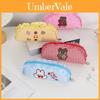 Korean Style Polyester Large Capacity Cute Pen Case For Students And Office Storage