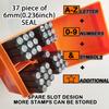 37pcs Number & Letter Stamp Set,Perfect for Imprinting Metal Stamping kit, Professional High Hardness CR-V Steel