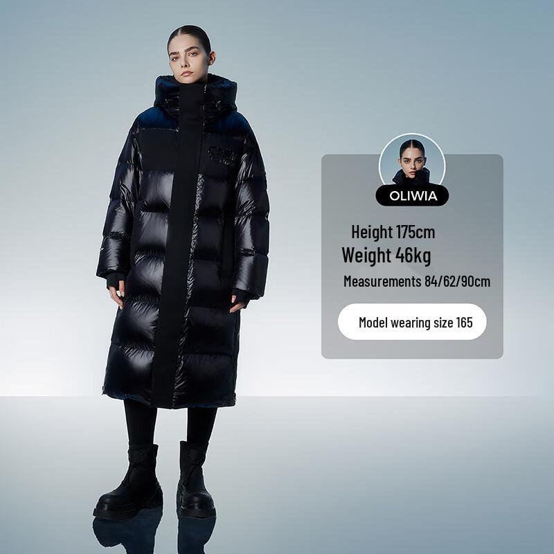 Tanboer Unisex Long Goose Down Padded Jacket