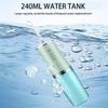 Oral Irrigator Usb Rechargeable Water Flosser Portable Dental Water Jet 240ml Water Tank Teeth Cleaner