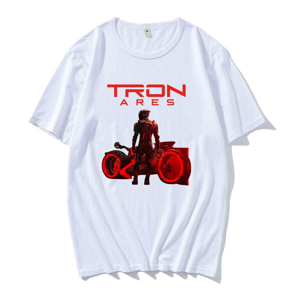 Film TRON Ares Nadruk T-shirty Zespół Rockowy NINE INCH NAILS NIN T-shirt Bawełniany Luźny Krótki Rękaw T-shirt Unisex Odzież Uliczna
