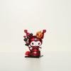Kuromi & My Melody Hand-painted Poker Dolls: Trendy Heart Ornaments & Children's Gifts