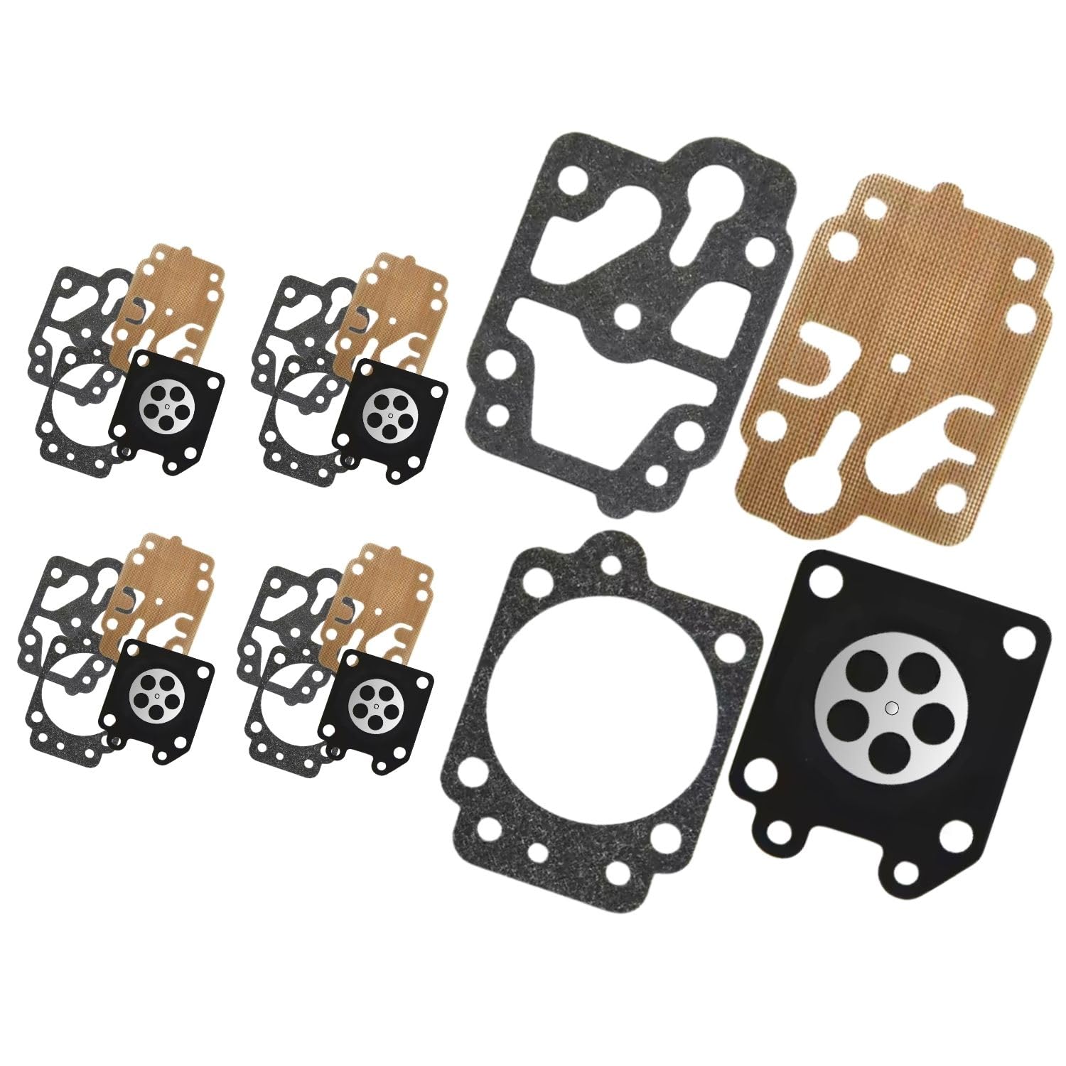 

MSMint Walbro WYL WYJ Gasket, Diaphragm, Carburetor, Diaphragm, Compatible Product, Maruyama, Kyoritsu, Zenoa, Gasket, Replacement, Repair 5 sets