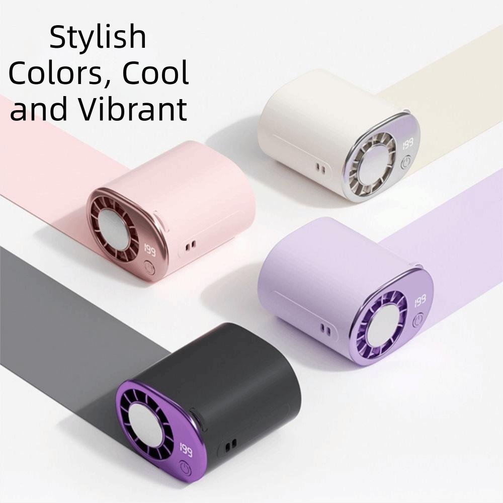 Ice Compress Cooling Mini Electric Fan 199 Speeds Adjustable Clip on Fan Gifts Cooling Fan  Desktop