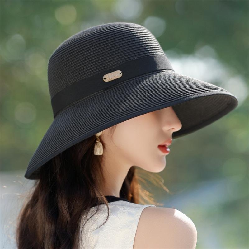 Sun Hat Children's Summer New Big Brim Straw Hat Travel Seaside Sunscreen Beach Hat Versatile Straw Sun Hat