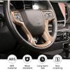 Wood Steering Wheel Trim Cover Frame For Chevy Silverado 1500 19+ Suburban 20+